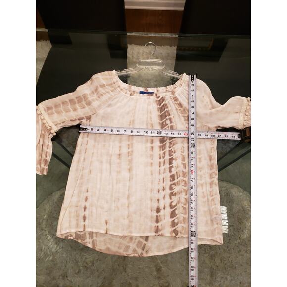 Apt. 9 Cream Blouse with Pom Pom Details - Picture 12 of 12